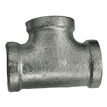 Jones Stephens 1-1/2in. Galvanized Iron Tee, Banded G4600295